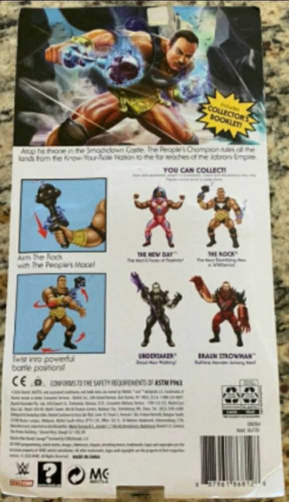 Rock MOTU - Mattel (Masters Of The WWE Universe Wave 3) action figure collectible [Barcode 887961868128] - Main Image 2