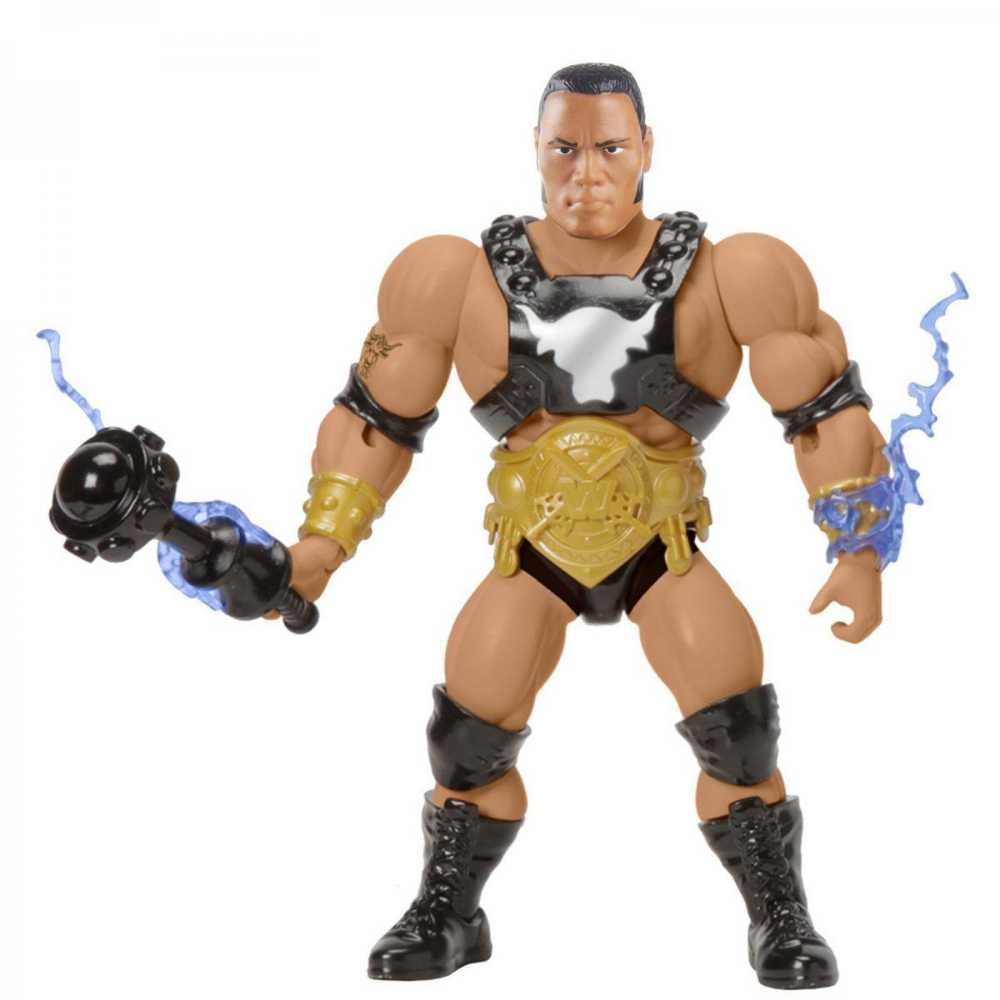 Rock MOTU - Mattel (Masters Of The WWE Universe Wave 3) action figure collectible [Barcode 887961868128] - Main Image 3