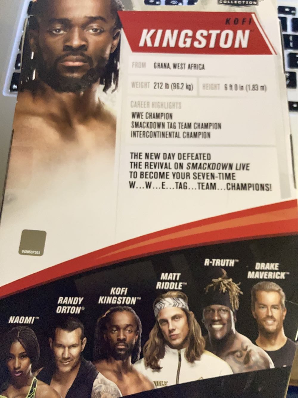 Kofi Kingston Series 78 - Mattel Wwe (WWE Elite Series 78) action figure collectible [Barcode 887961833799] - Main Image 2