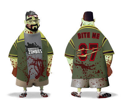 Clerks Inaction Figures Night Of The Living Kev - Graphitti Designs (Night Of The Living Kev) action figure collectible - Main Image 2