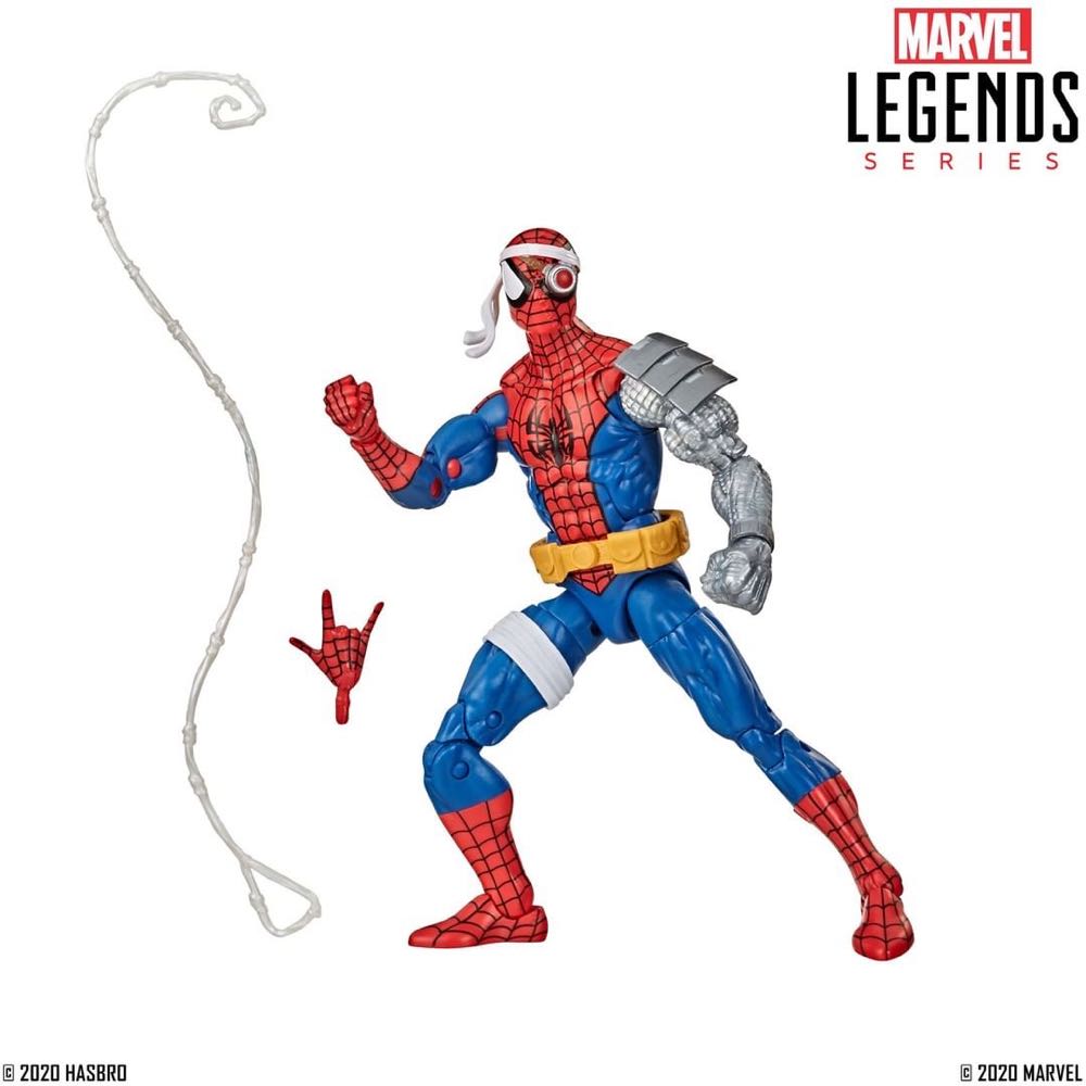 MARVEL LEGENDS RETRO SPIDER-MAN CYBORG SPIDER-MAN TARGET EXCLUSIVE IN HAND! - Hasbro (Marvel Legends) (Spider-Man Retro Wave) action figure collectible [Barcode 5010993767359] - Main Image 2