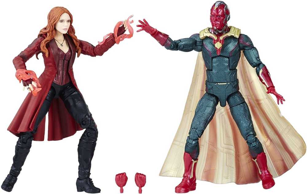 Marvel Legends Infinity War: Scarlet Witch & Vision 2-Pack - Hasbro (Marvel Legends) action figure collectible [Barcode 630509780884] - Main Image 3