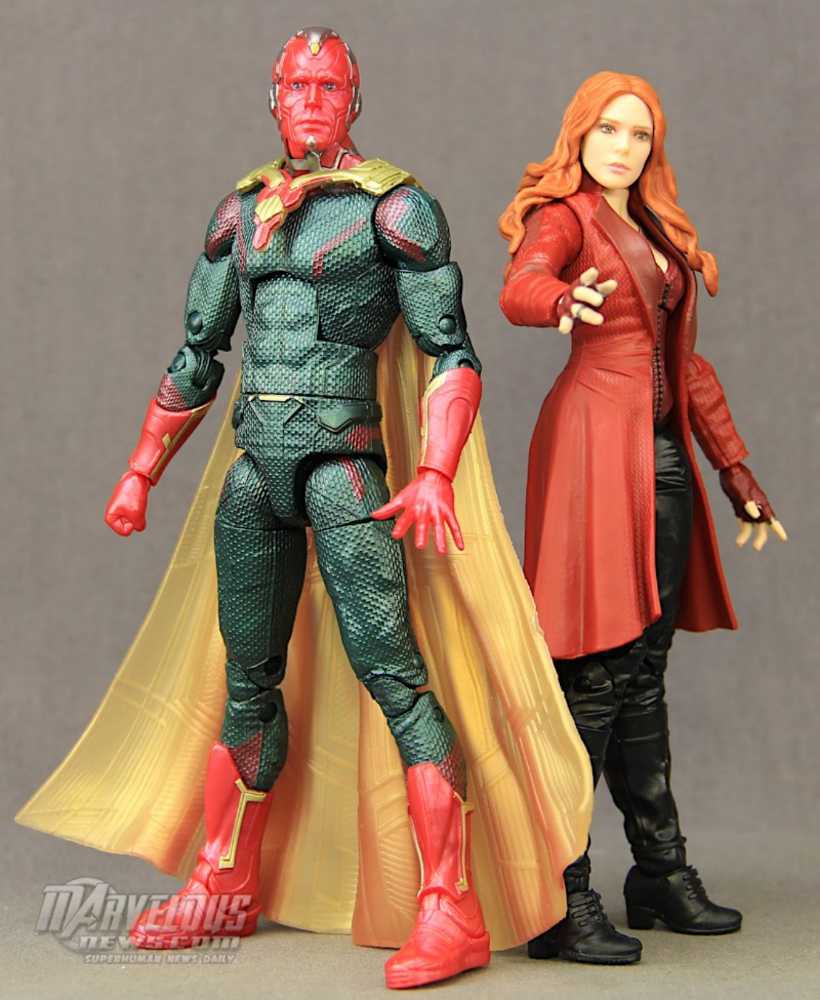 Marvel Legends Infinity War: Scarlet Witch & Vision 2-Pack - Hasbro (Marvel Legends) action figure collectible [Barcode 630509780884] - Main Image 4