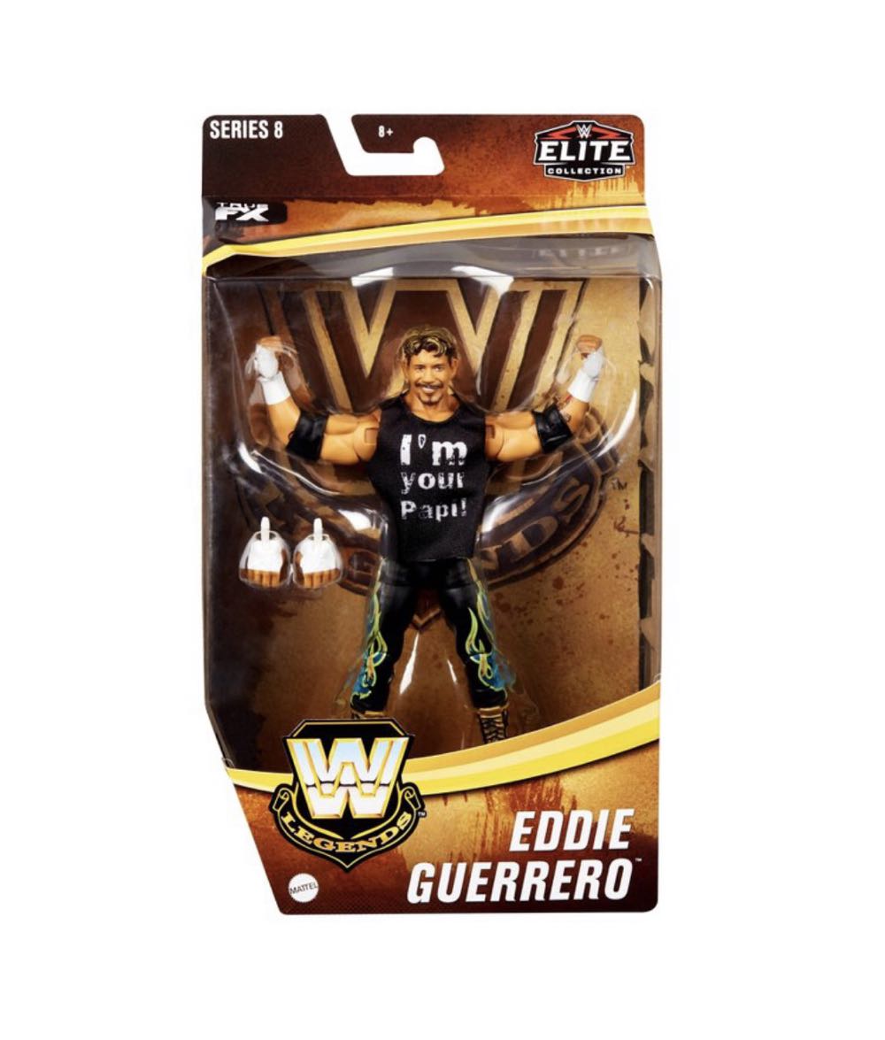 Mattel WWE Elite Collection Legends Series 8 Eddie Guerrero - Mattel (WWE Legends Elite Collection) action figure collectible [Barcode 887961906486] - Main Image 4