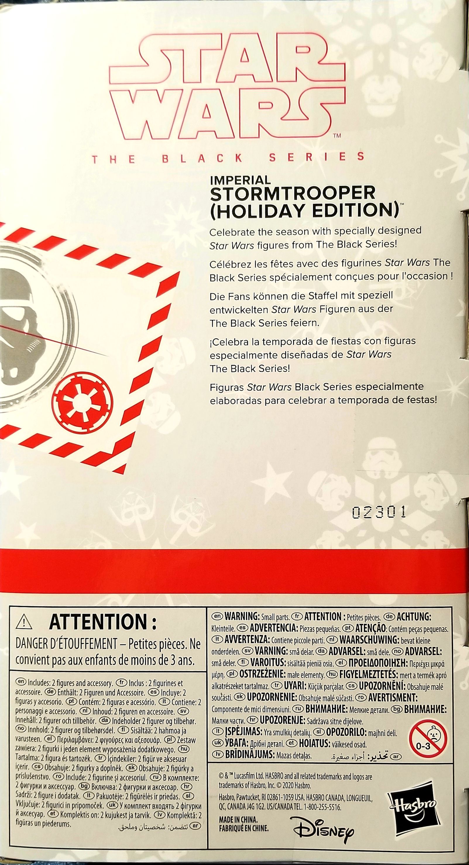 Imperial Stormtrooper (Holiday Edition) - Hasbro (The Black Series (6”)) action figure collectible [Barcode 5010993782840] - Main Image 2