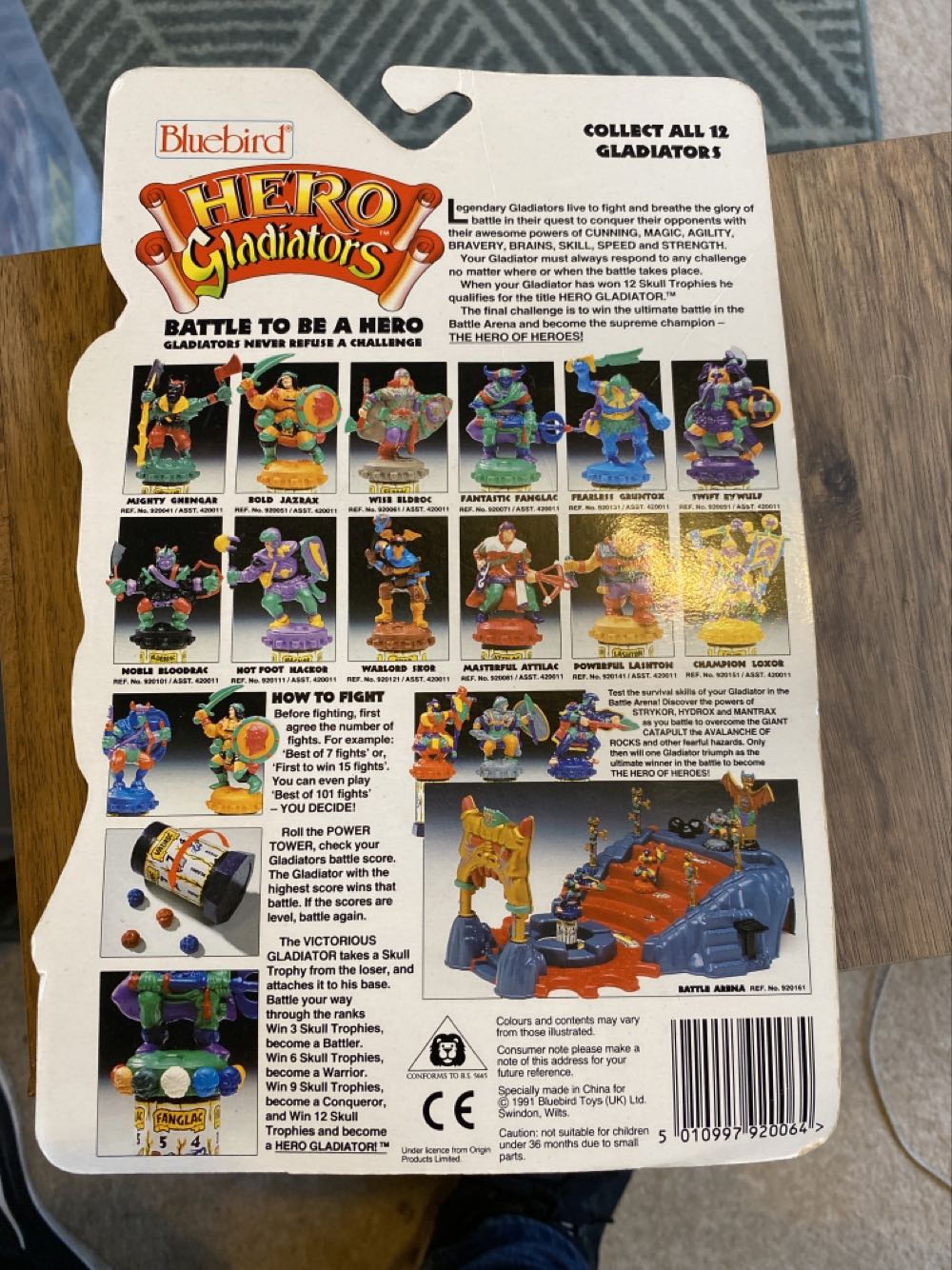 Wise Eldroc - Bluebird (Hero Gladiators) action figure collectible [Barcode 5010997920064] - Main Image 2