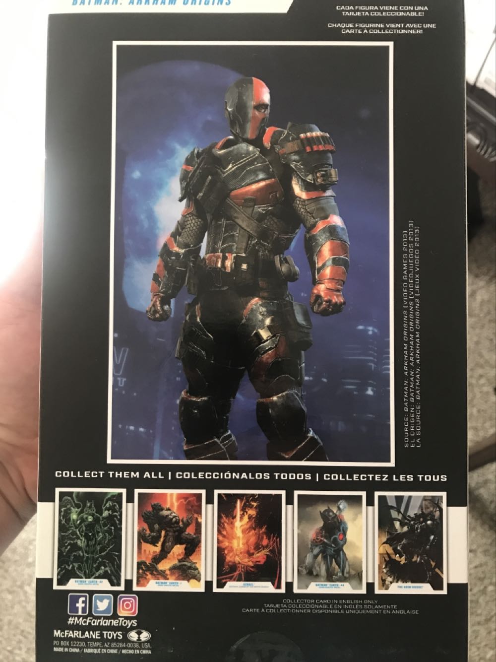 Deathstroke - McFarlane Toys (Batman:Arkham Origins) action figure collectible [Barcode 787926153422] - Main Image 3