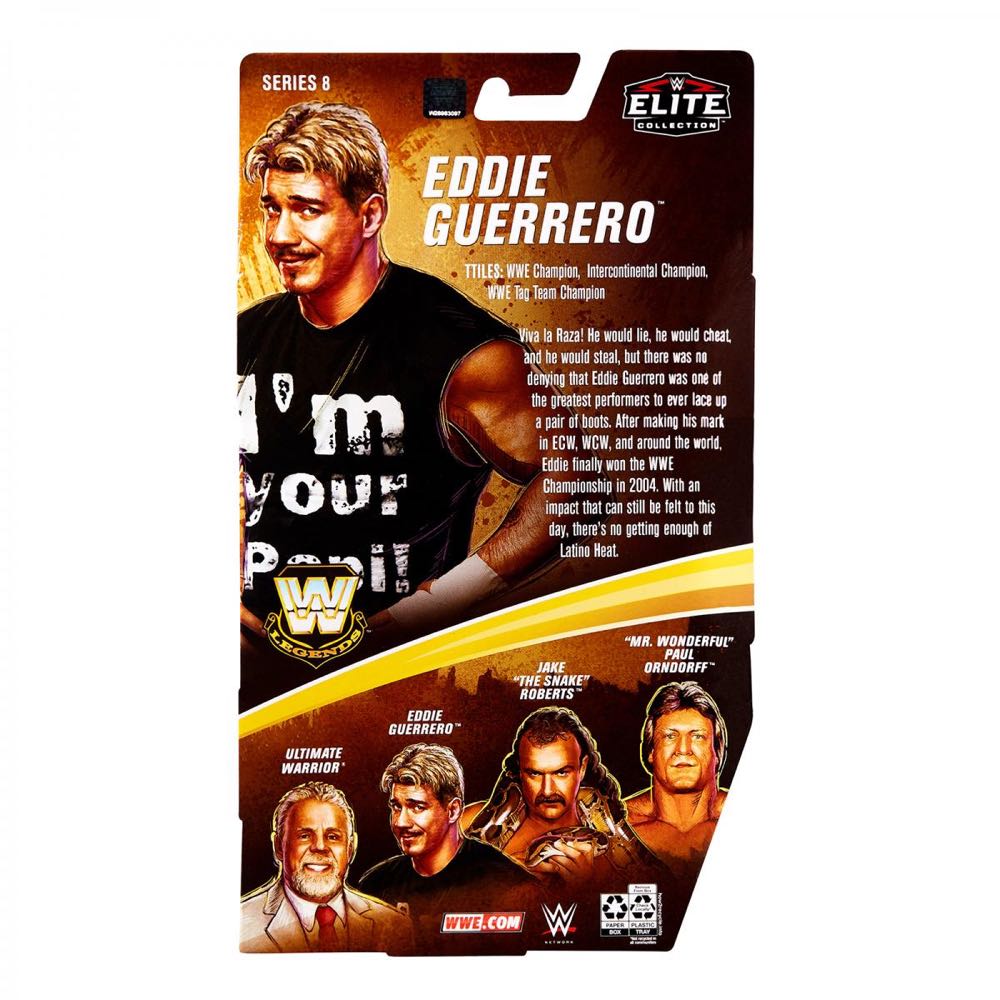 Eddie Guerrero  - Mattel Wwe (WWE Legends Series 8) action figure collectible - Main Image 4