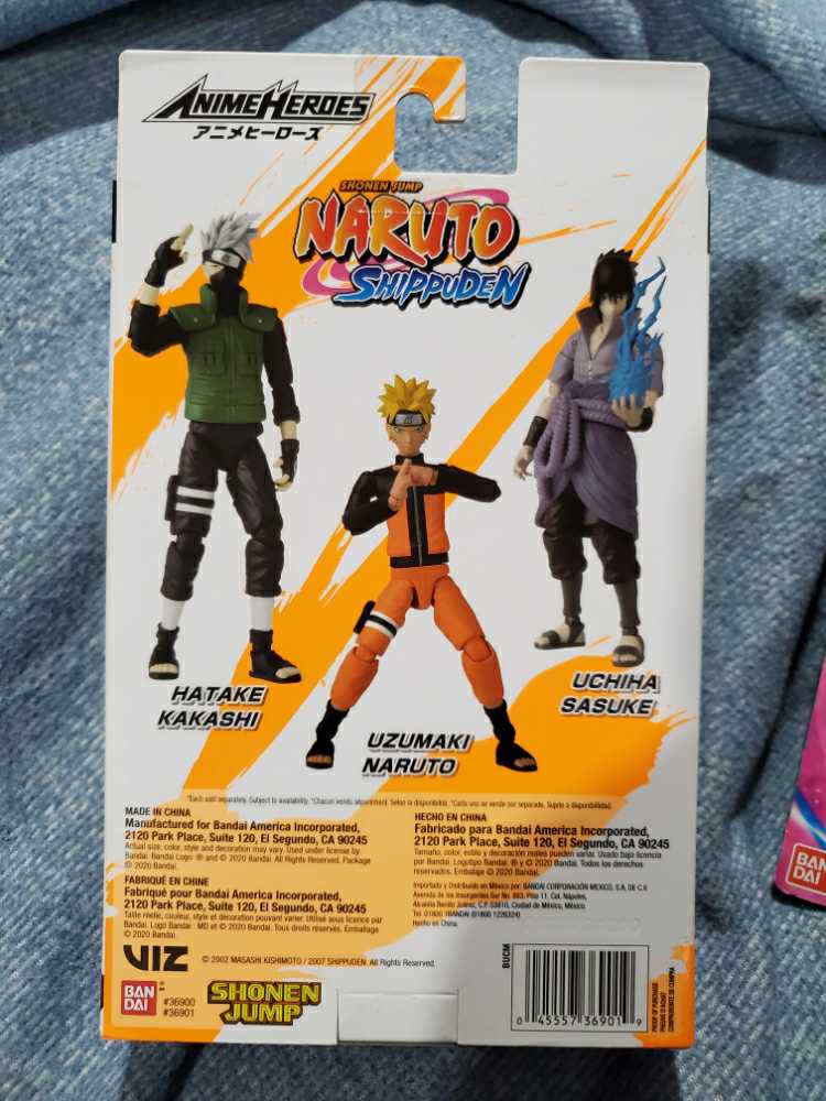 Uzumaki Naruto - Bandai America (Anime Heroes) action figure collectible [Barcode 045557369019] - Main Image 2