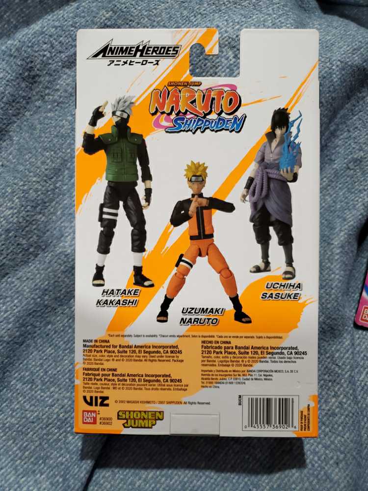 Uchiha Sasuke - Bandai America (Anime Heroes) action figure collectible [Barcode 045557369026] - Main Image 2