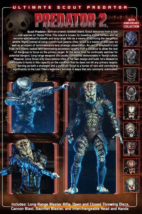 Predator Ultimate Scout - Neca (Predator 2) action figure collectible [Barcode 634482515877] - Main Image 2