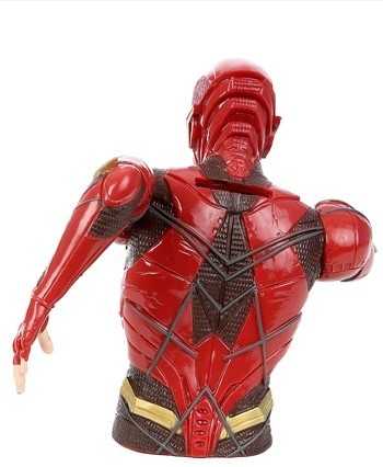 DC Comics Justice League Flash Bust Figure Coin Bank - DC Comics (DC Comics) action figure collectible [Barcode 077764457944] - Main Image 2