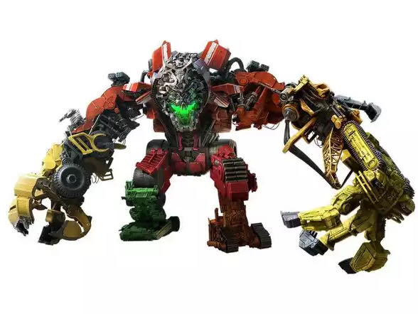 Devastator - Long Haul, Mixmaster, Scrapper, Skipjack, Scavenger, Overload, Hightower, Scrapmetal - Hasbro (Combiner) action figure collectible [Barcode 5010993742974] - Main Image 2