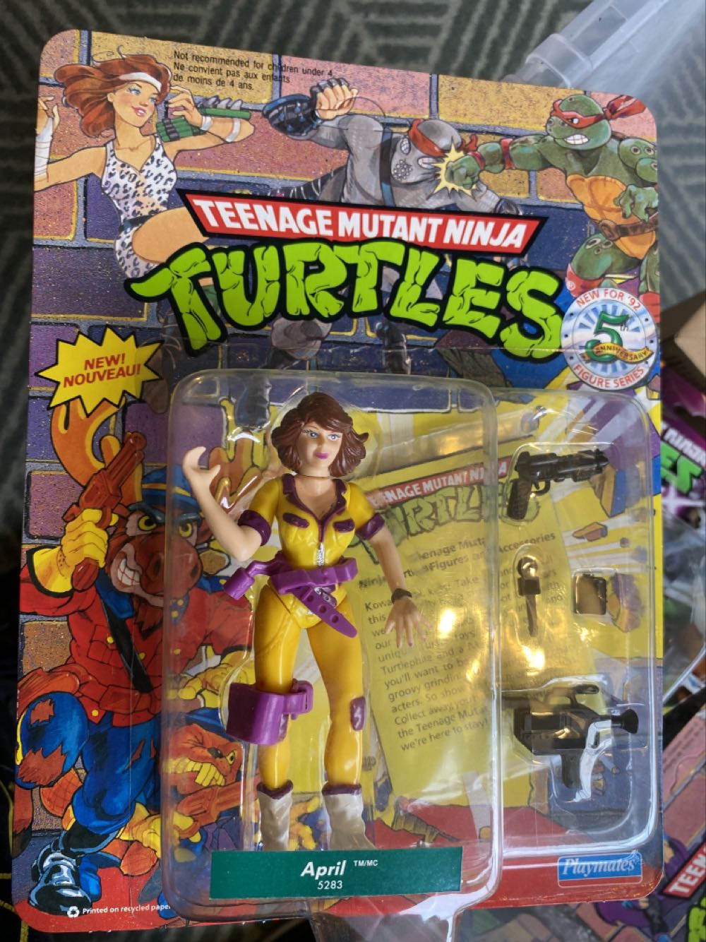 April - Playmates Toys (TMNT) action figure collectible [Barcode 043377500056] - Main Image 2