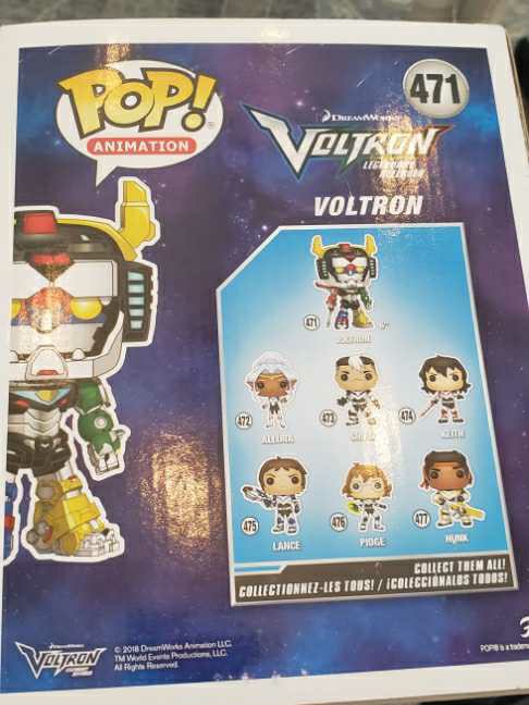 Funko POP!#471 Voltron (Legendary Defender) - Funko (Animation) action figure collectible [Barcode 889698341899] - Main Image 2