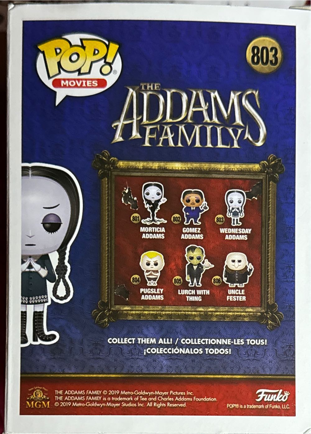 Wednesday Addams - Funko (The Addams Family) action figure collectible [Barcode 889698426138] - Main Image 2