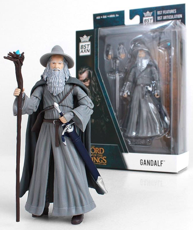 Gandalf - The Loyal Subjects (Lord of the Rings BST AXN) action figure collectible [Barcode 850795008718] - Main Image 4