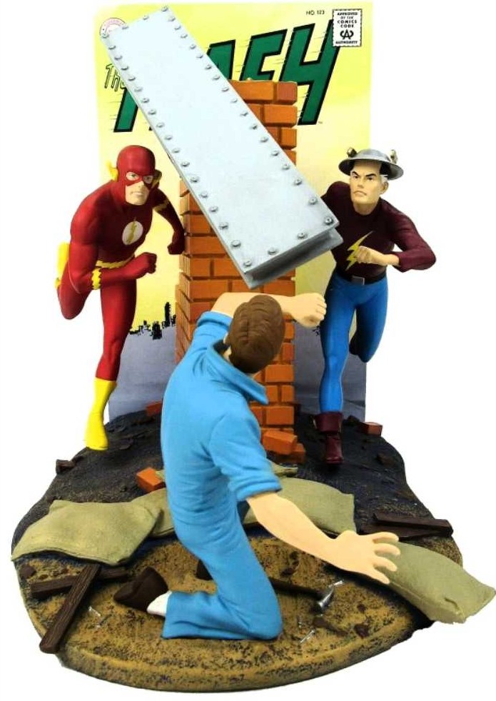 DC Direct The Flash of Two Worlds Statue - DC Direct (DC Comics) action figure collectible - Main Image 1
