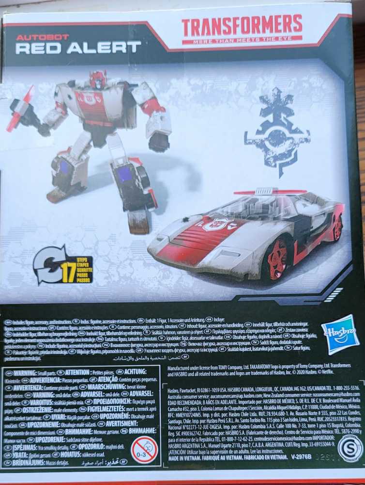 Bumblebee Transformers Netflix WFC “Red Alert” - Hasbro (Red Alert) action figure collectible [Barcode 5010993782116] - Main Image 2