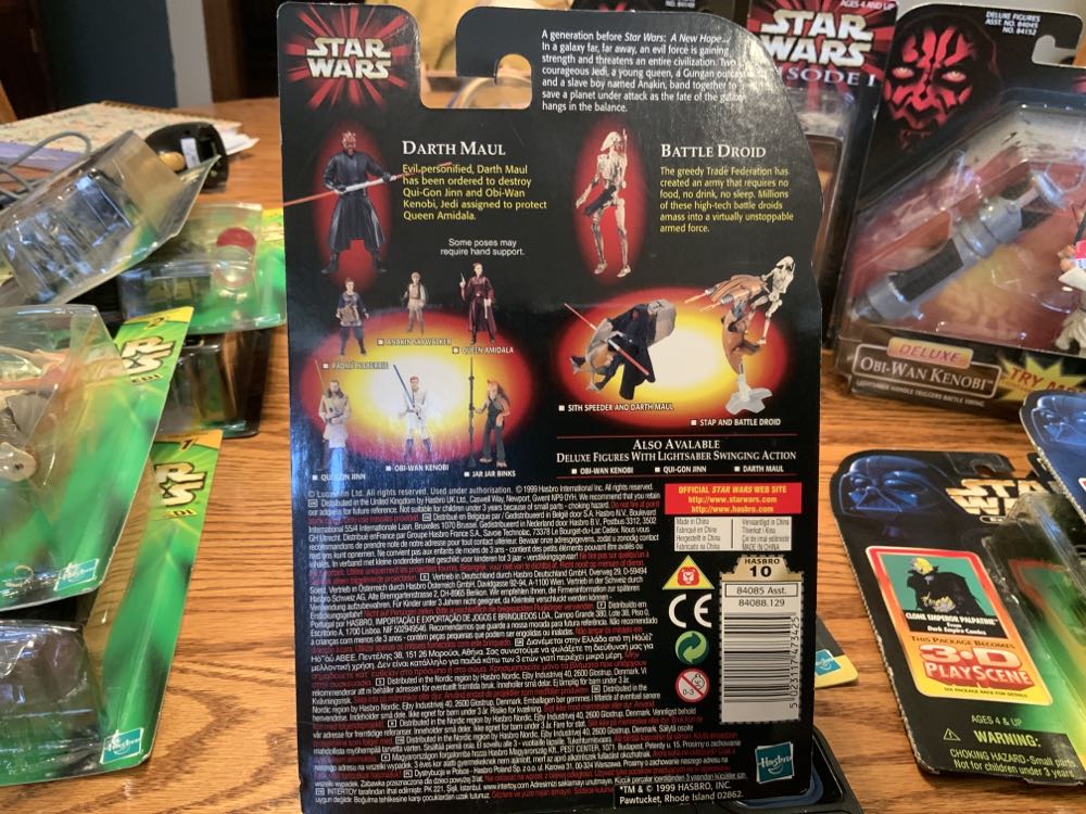 Darth Maul with bonus Battle Droid (Tatooine) - Hasbro (Star Wars: Episode I) action figure collectible [Barcode 5023117473425] - Main Image 2