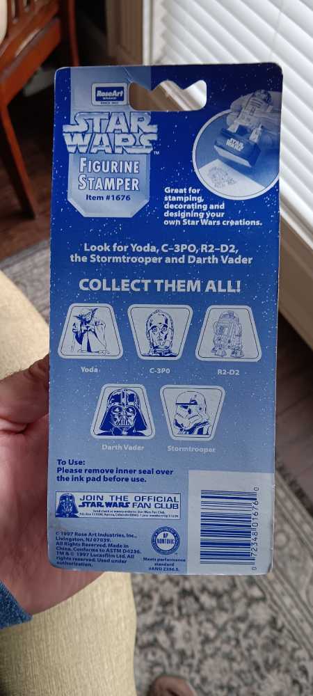 Darth Vader Figurine Stamper  action figure collectible [Barcode 072348016760] - Main Image 3