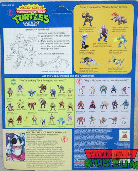 Slice’n Dice Shredder - Playmates Toys (Teenage Mutant Ninja Turtles) action figure collectible - Main Image 2