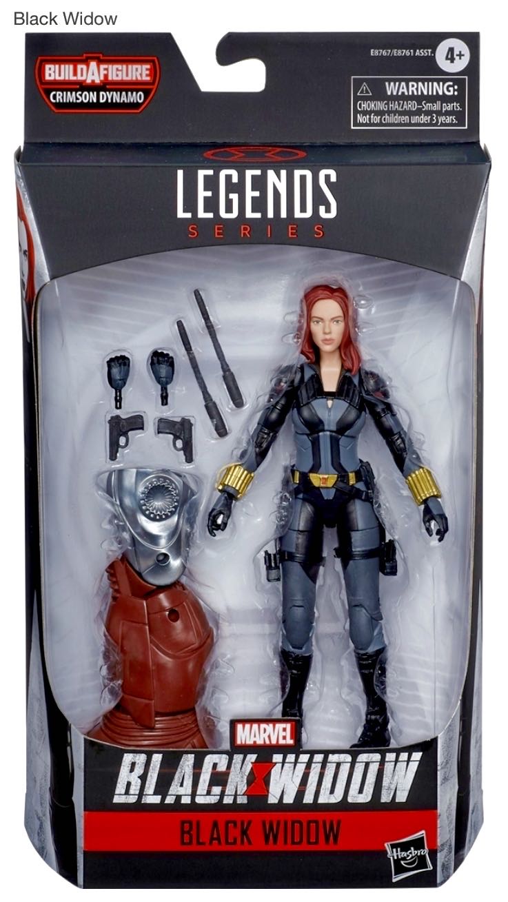 Black Widow - (Black Widow) - Hasbro (Marvel Legends : BAF Crimson Dynamo) action figure collectible - Main Image 1