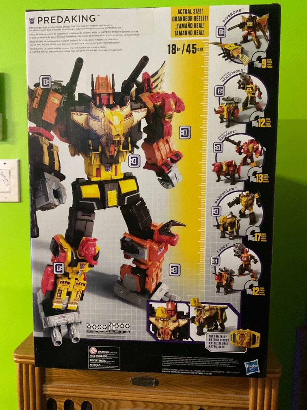 Predaking Power Of The Primes - Hasbro (Power Of The Primes) action figure collectible [Barcode 630509674800] - Main Image 4