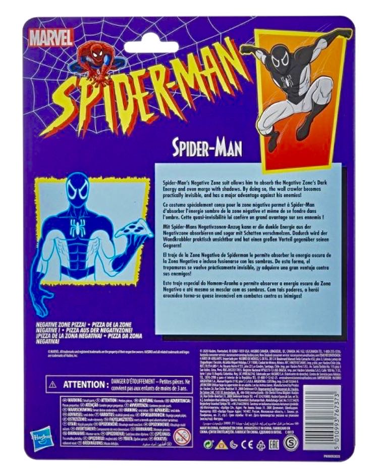 Marvel Legends Spider-Man Retro Series NEGATIVE ZONE SPIDER-MAN ( Exclusive ) - Hasbro (Marvel Legends Retro Series) action figure collectible - Main Image 2