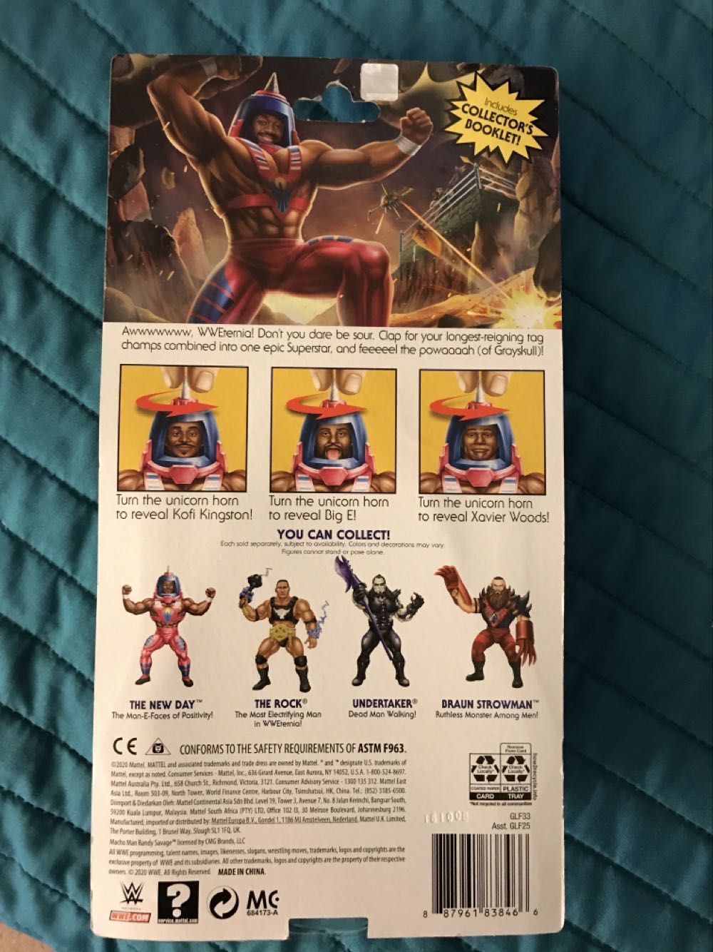 New Day MOTU - Mattel (Masters Of The WWE Universe Wave 3) action figure collectible [Barcode 887961838466] - Main Image 2