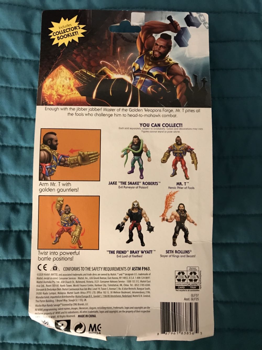 Mr. T - Mattel (Masters Of The WWE Universe Wave 4) action figure collectible [Barcode 887961838565] - Main Image 2