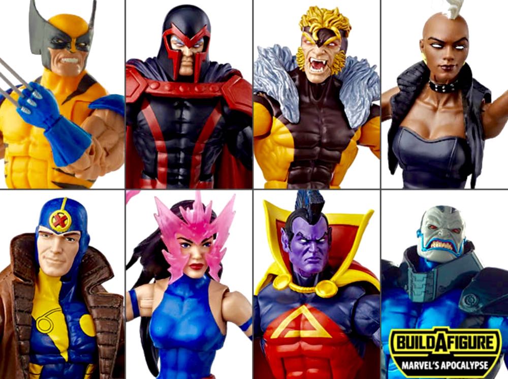 Marvel Legends STORM CLASSIC MOHAWK BAF Apocalypse Series - Hasbro (Marvel Legends) action figure collectible - Main Image 2