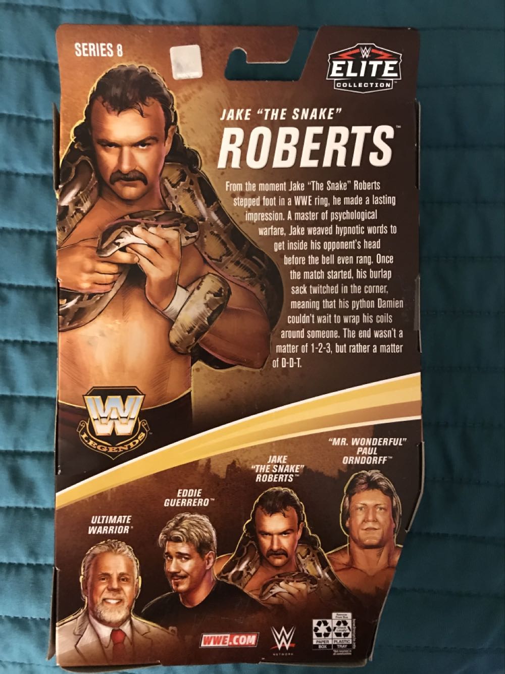 Jake “The Snake” Roberts - Mattel (WWE) action figure collectible [Barcode 887961906523] - Main Image 2