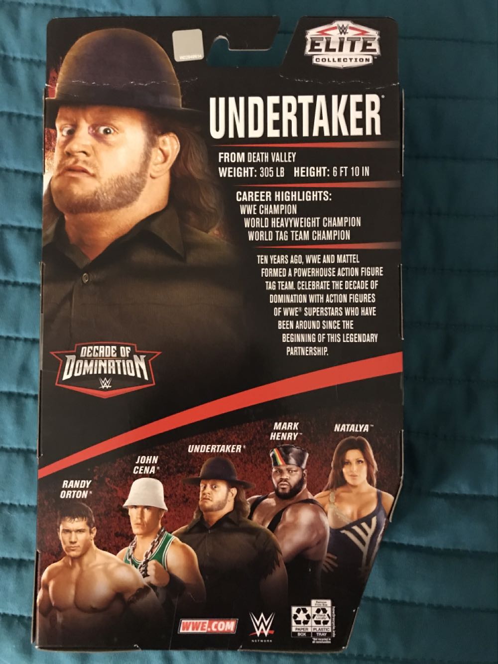 Undertaker - Mattel (Decade Of Domination) action figure collectible [Barcode 887961906530] - Main Image 2