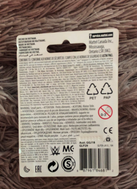 WWE Micro John Cena - Mattel (Micro Collection) action figure collectible [Barcode 887961846812] - Main Image 3