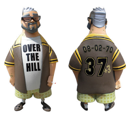 Clerks Inaction Figures - Graphitti Designs (Over The Hill Kev) action figure collectible - Main Image 2