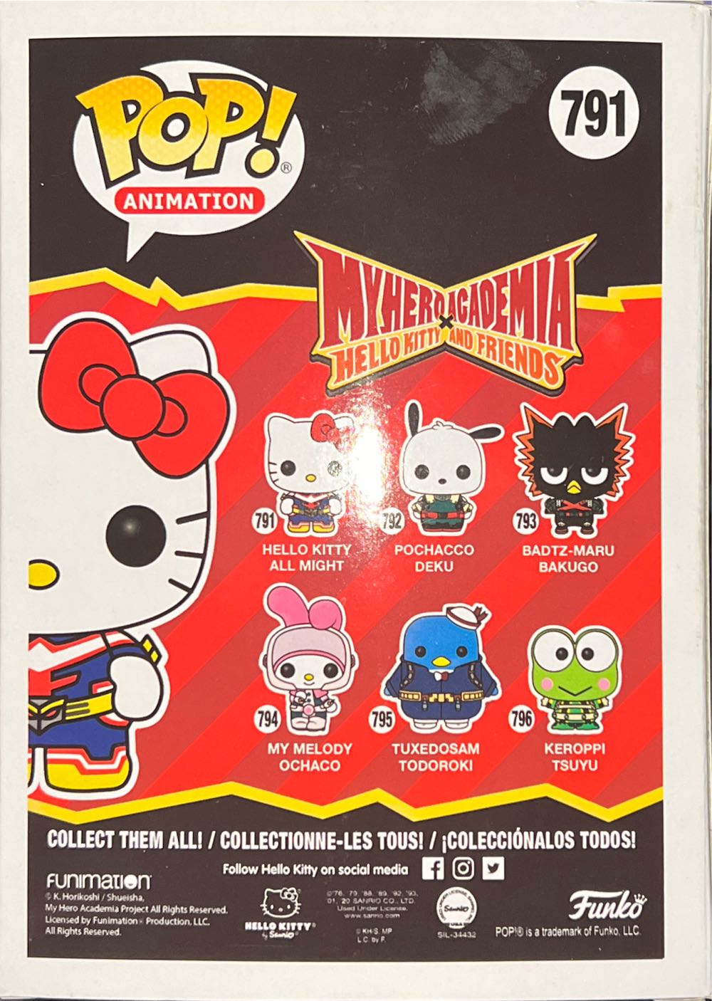 Hello Kitty All Might: Pop! - Funko (Hello Kitty) action figure collectible [Barcode 889698468299] - Main Image 3