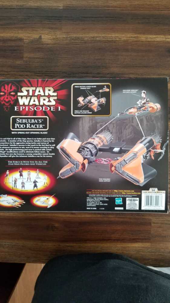 Sebulba’s Pod Racer (with Spring-Out Spinning Blade) - Hasbro (Star Wars Episode I) action figure collectible [Barcode 076281840987] - Main Image 2
