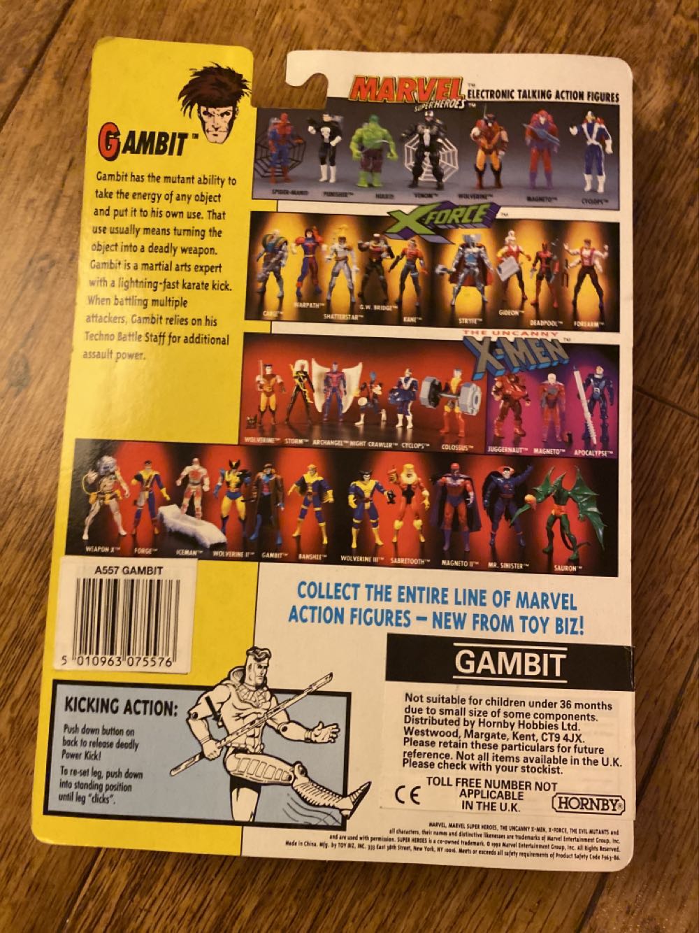 Gambit - Toybiz action figure collectible [Barcode 5010963075576] - Main Image 3