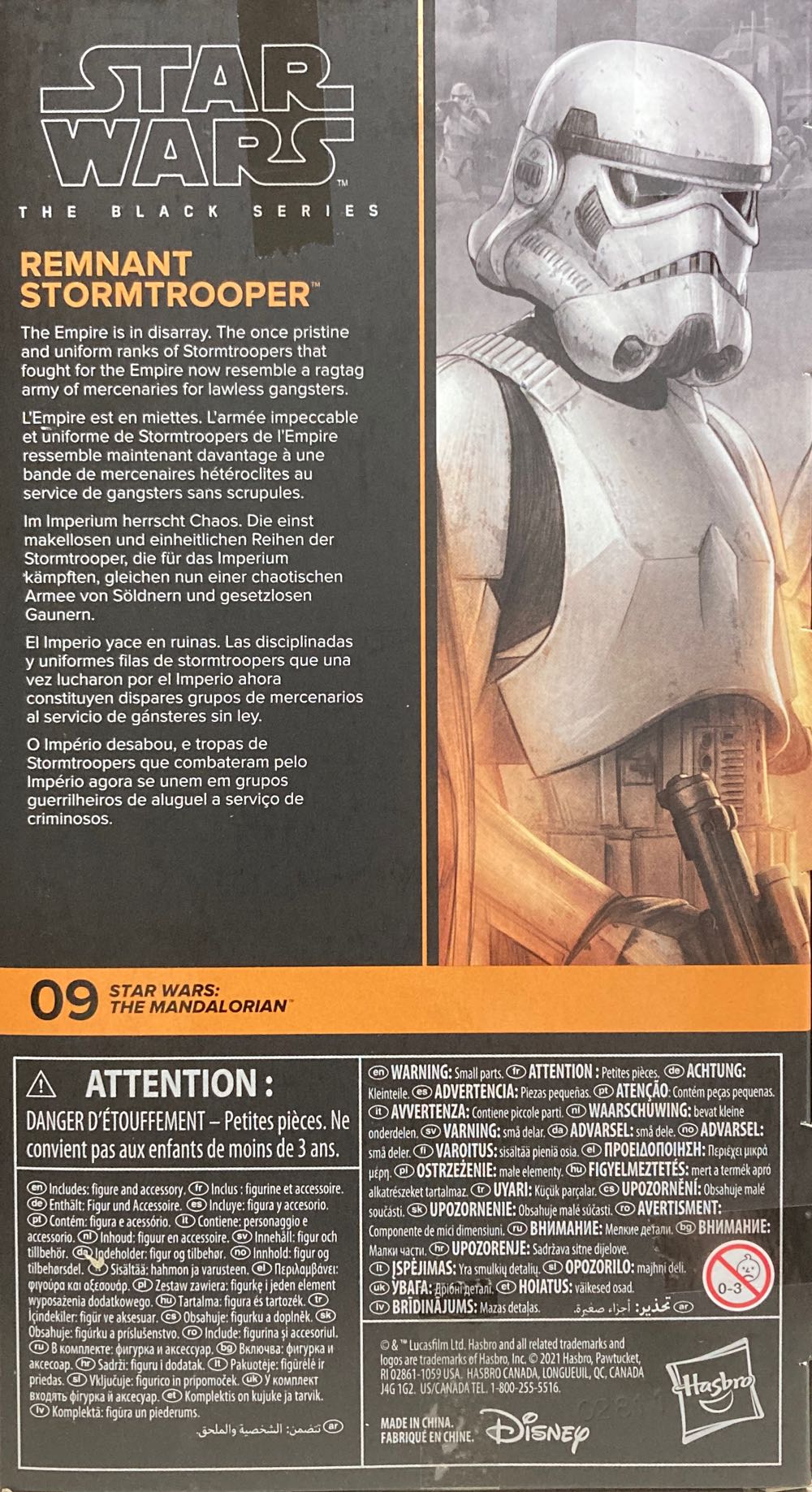 Remnant Stormtrooper (The Mandalorian) - Hasbro (Star Wars Black 6”) (Star Wars - The Black Series) action figure collectible [Barcode 5010993813360] - Main Image 2