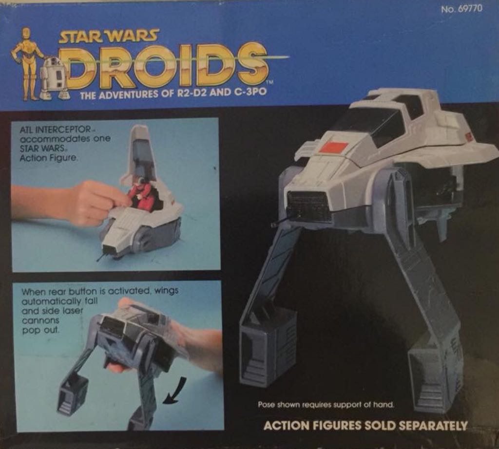 ATL Interceptor - Kenner (04. Toys - Vehicles, etc. 3 3/4” - MIB DROIDS) action figure collectible - Main Image 2