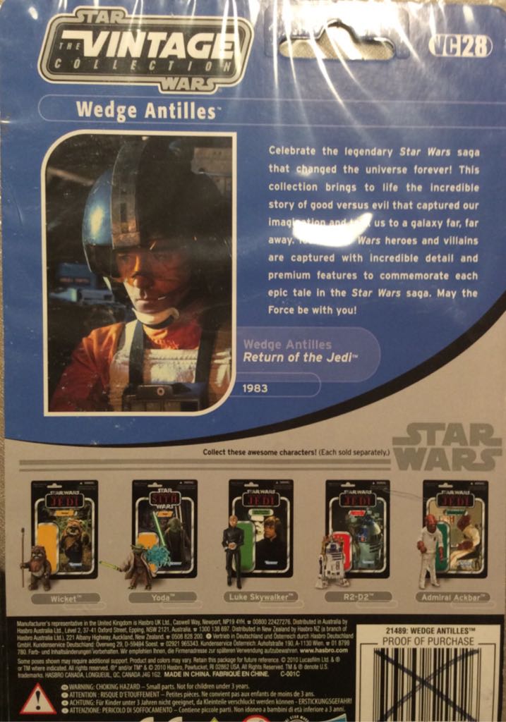 VC Wedge Antilles - Hasbro (07. Toys - Retro/ Custom) action figure collectible - Main Image 2