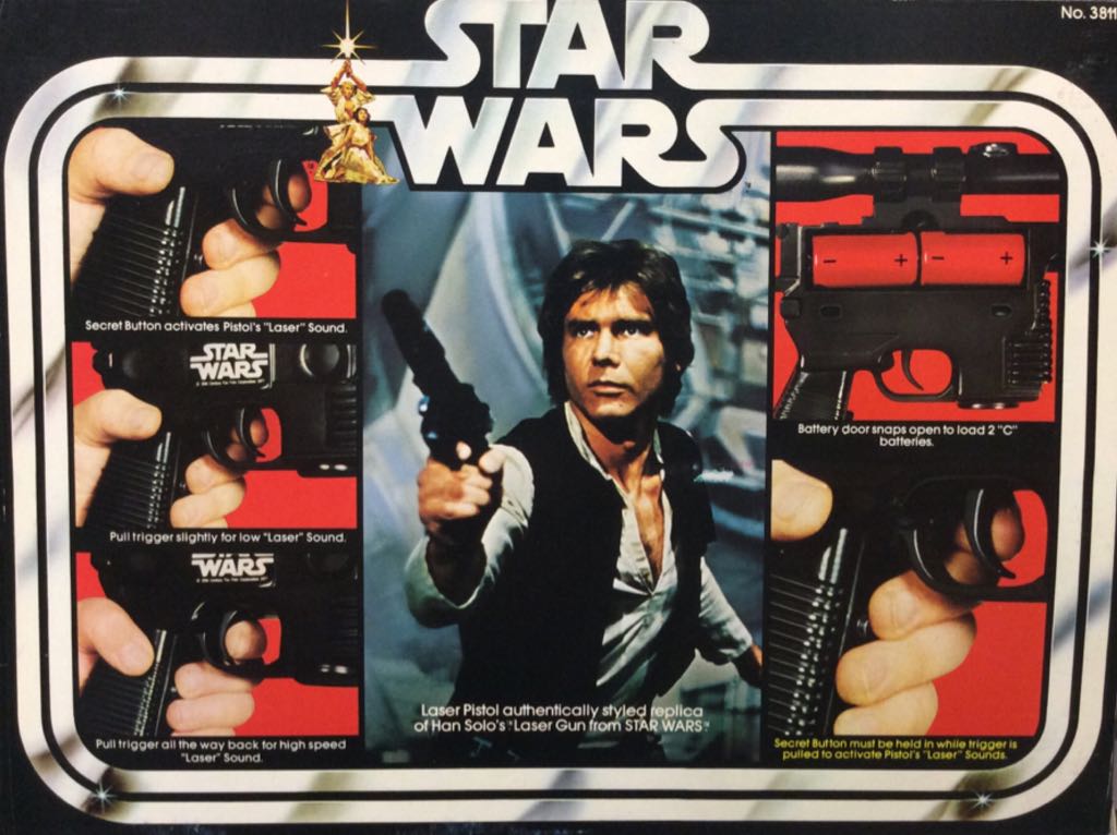 Han Solo Laser Pistol - Kenner (09. Toys - Miscellaneous) action figure collectible - Main Image 2