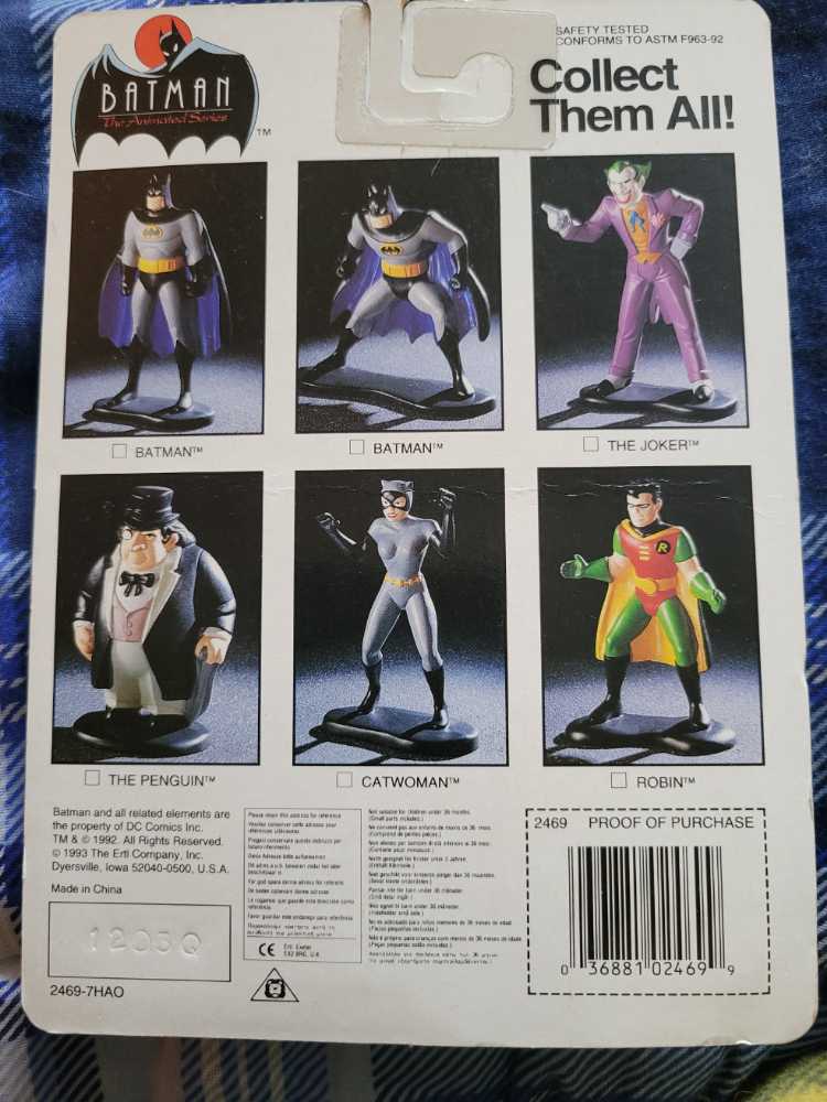 Batman TAS: Batman (Crouching) - Ertl (Batman - The Animated Series) action figure collectible [Barcode 036881024699] - Main Image 2