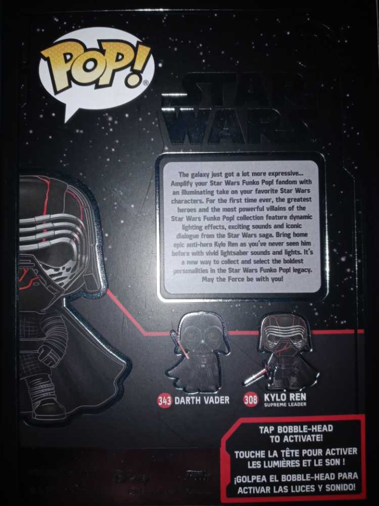 #308 Kylo Ren - Funko (Star Wars) (Funko Pop!) action figure collectible [Barcode 889698445993] - Main Image 2