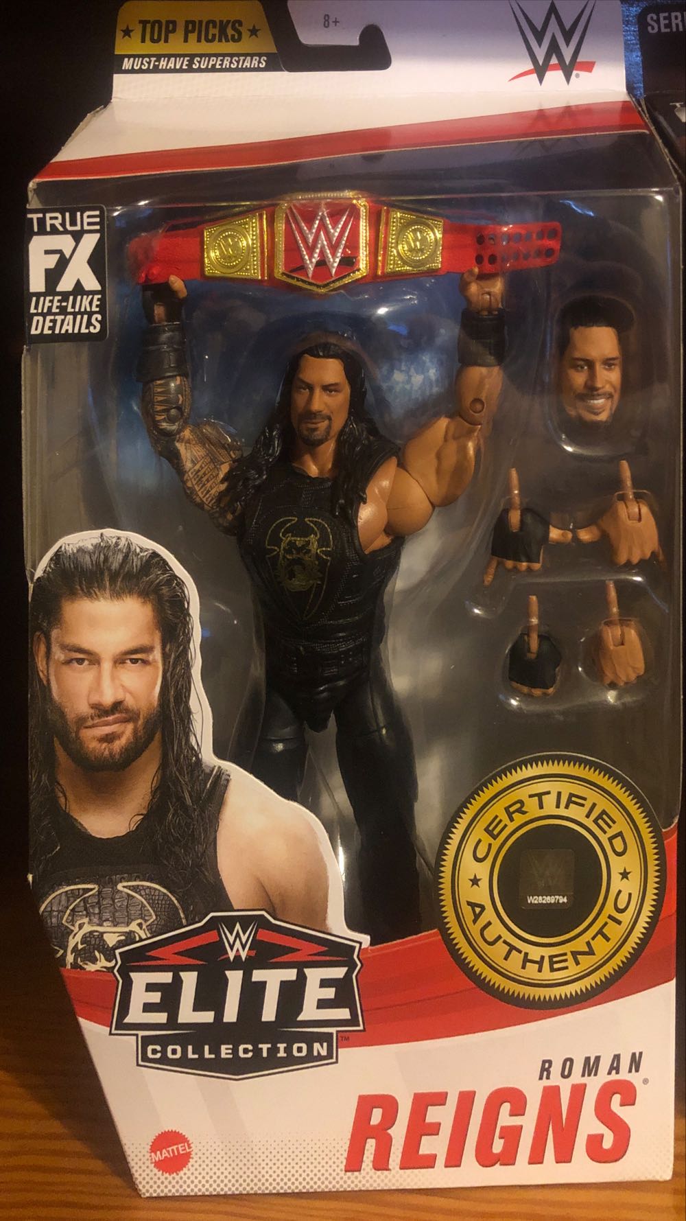 Roman Reigns - Elite Top Picks - Mattel Wwe (WWE Elite Top Picks) action figure collectible [Barcode 887961922554] - Main Image 2