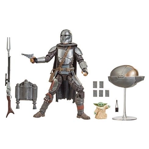 Din Djarin (the Mandalorian) & the Child - Hasbro (Star Wars: The Mandalorian (Season 1)) action figure collectible [Barcode 5010993789924] - Main Image 2