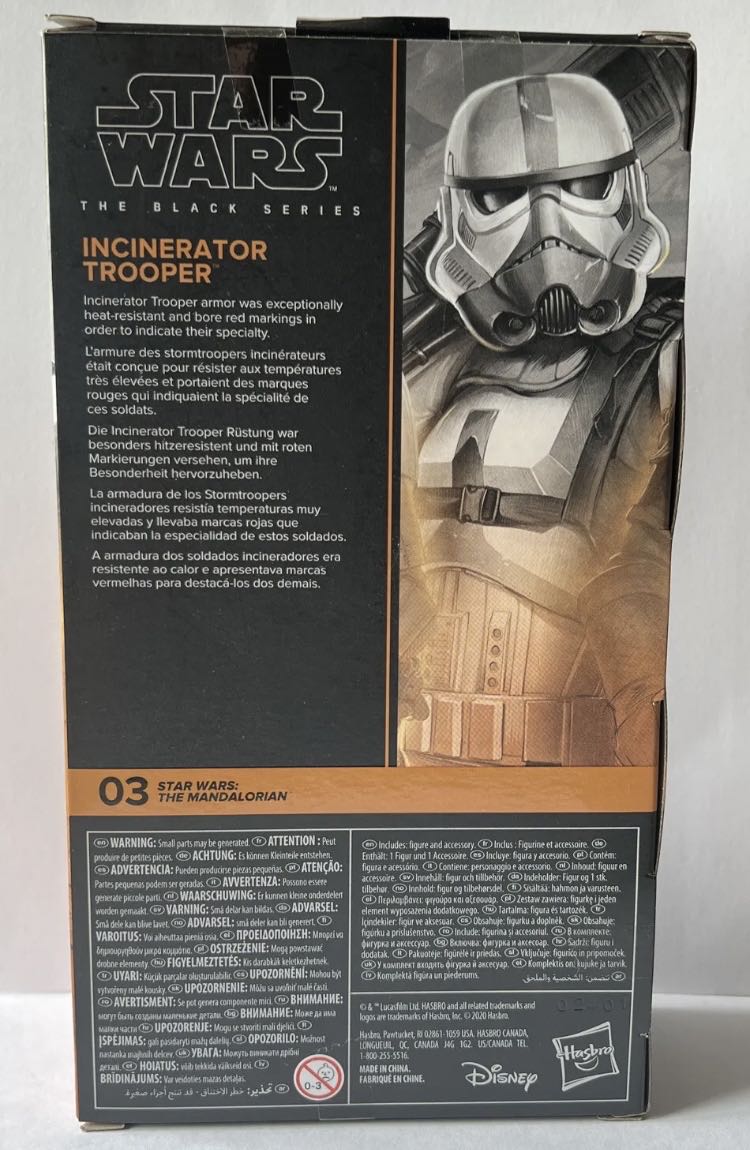 Incinerator Trooper TBS [P4] TM03 - Hasbro (Star Wars: The Mandalorian) action figure collectible - Main Image 2