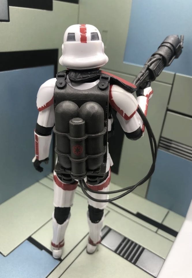 Incinerator Trooper TBS [P4] TM03 - Hasbro (Star Wars: The Mandalorian) action figure collectible - Main Image 4