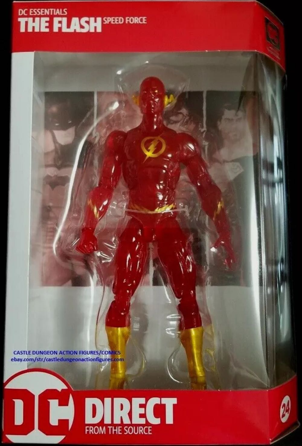 DC Essentials The Flash Speed Force - DC Direct (DC Comics) action figure collectible [Barcode 761941366906] - Main Image 2